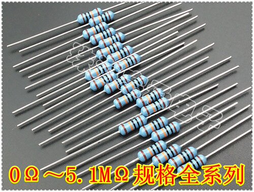 进口原装行货 KOA MF1/2 1/2W 0.5W 0~5.1M 铜脚 金属膜电阻