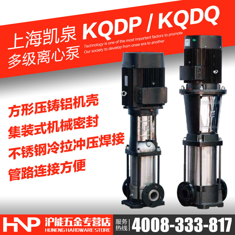 凯泉泵业KQDP/KQDQ50-16S*2 3 4 5 6 7 8反渗透水泵净水机增压泵