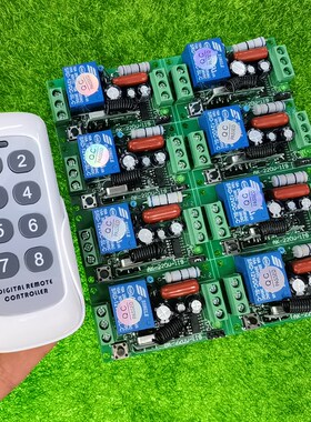 AC220V单路灯具开关电源开关 LED灯开关 电机灯条开关+1000-8F8键