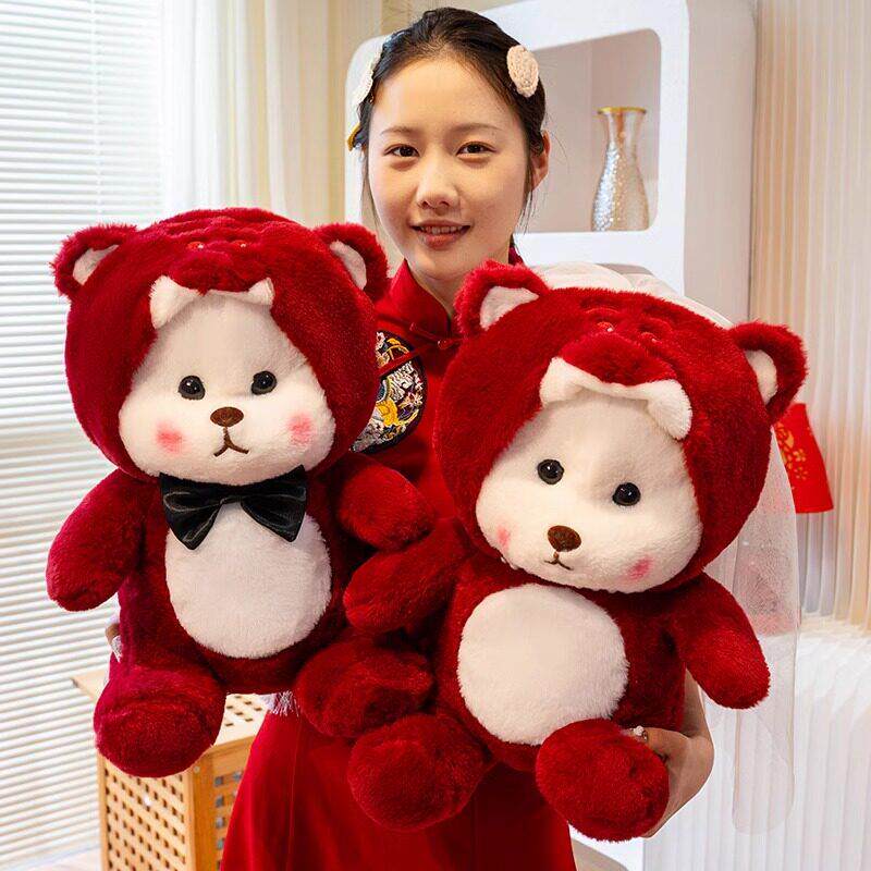 婚庆品婚床上对娃654礼物公仔礼高档床头摆件房结婚压床娃娃娃用