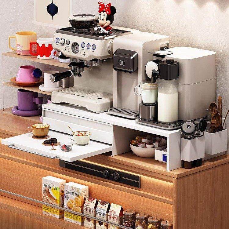 收置物架水金纳属收面纳子茶QVY杯吧台架子桌家用台面杯厨房抽屉