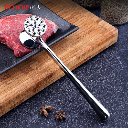牛排锤松肉敲肉锤扎肉实心断筋器嫩肉拍打肉锤子家用工具厨房神器