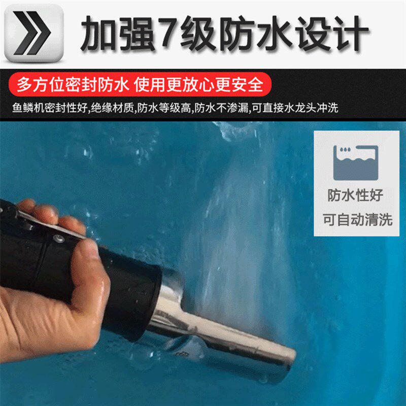 电动刮鱼鳞刨神器杀鱼机全自动无线去卖刷打除鱼鳞渔麟磷神器工具