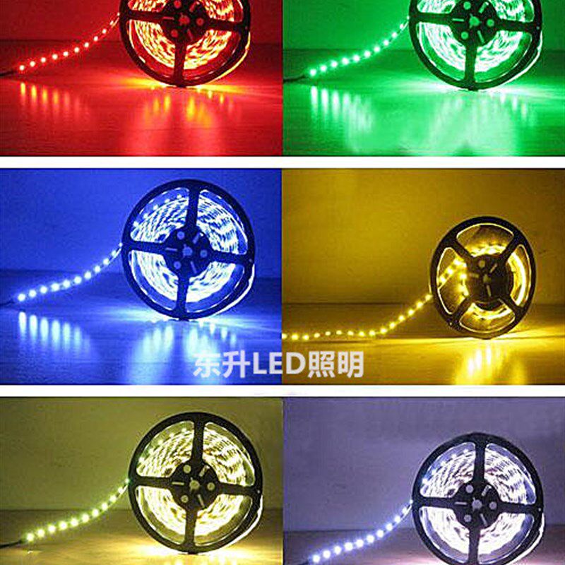 LED灯带505012V家用户外防水24V超亮贴片手机柜台灯箱广告软灯条