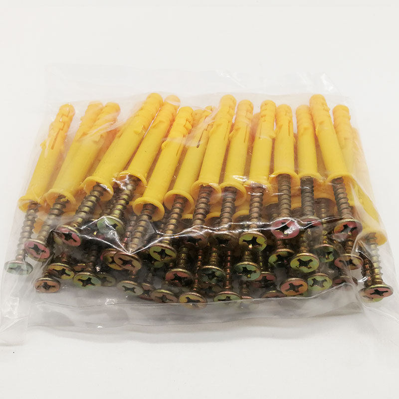 小黄鱼塑料膨胀管/自攻膨胀螺丝螺栓胀栓涨塞胀塞加长 6mm8mm10mm