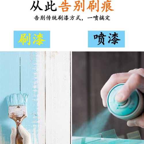 金属防锈油漆户外不锈钢栏杆铁门翻新防水免除锈银色水性家用喷漆