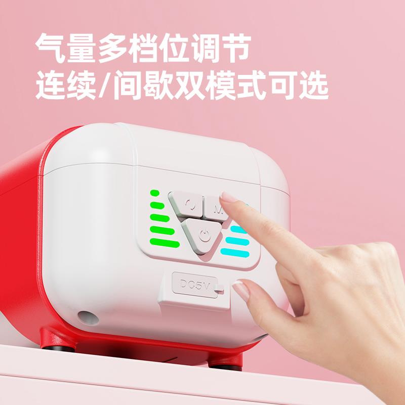老渔匠增氧机家用静音充电鱼缸氧气泵交直流养鱼专用打氧机增氧泵