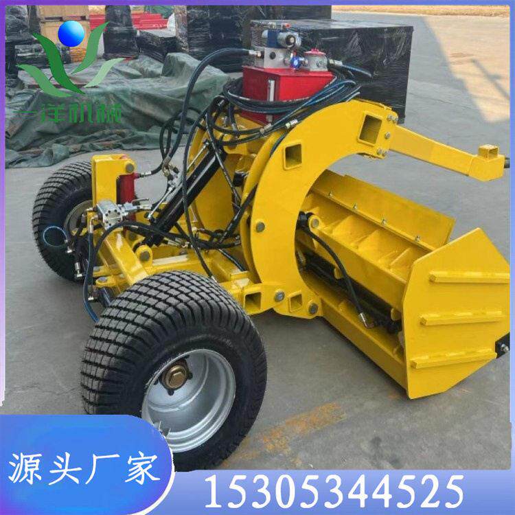 厂家新款大弯梁土壤整平机卫星平地机 自带伸缩功能接受信号强