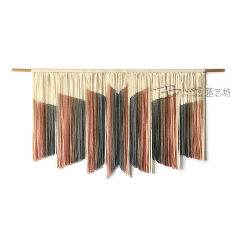 蓝艺坊 手工挂毯 北欧风客厅卧室挂布民宿壁毯挂画样板房软装装饰