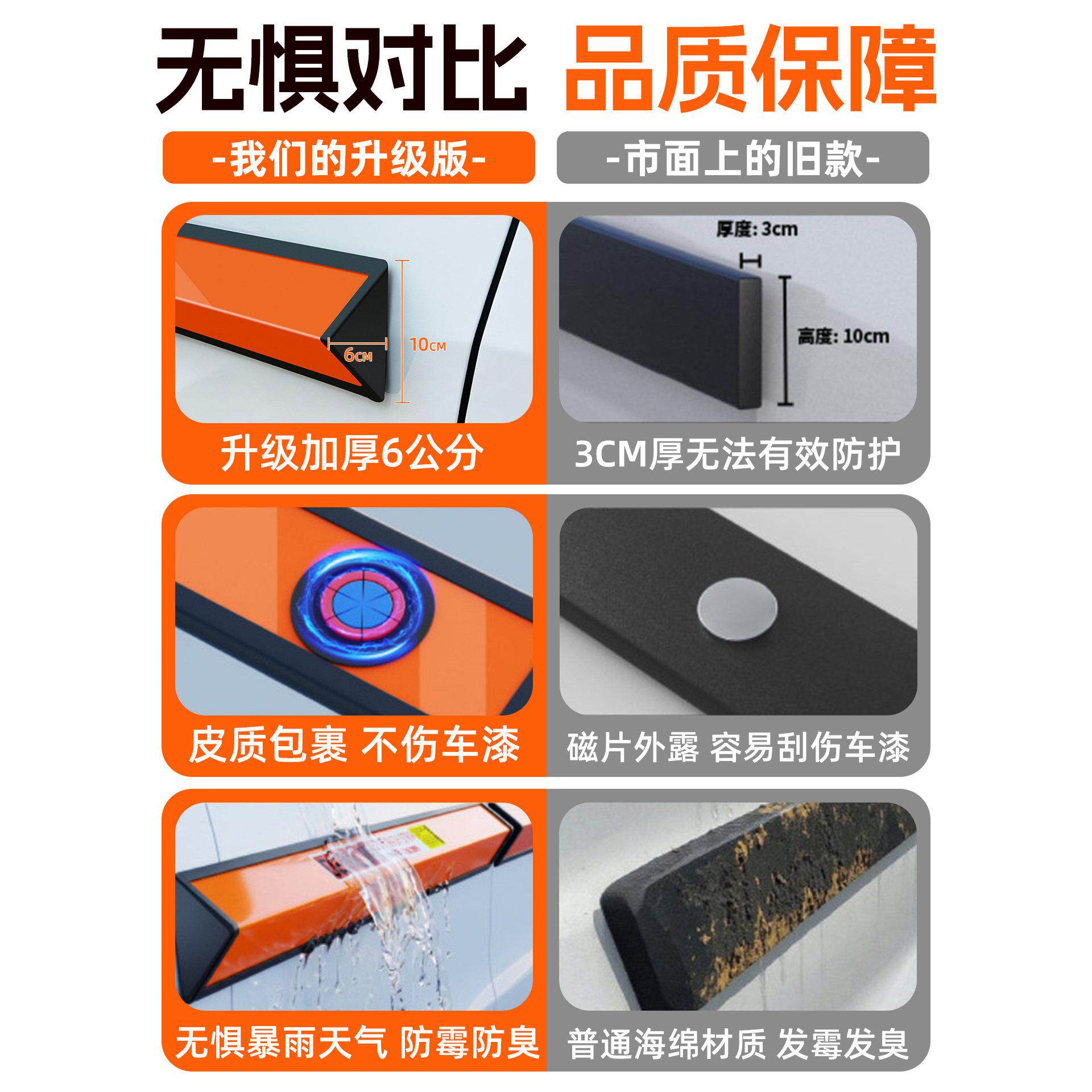 汽车防撞条反杀减车震缓冲垫防撞保护条防止开门杀车门防撞神门器