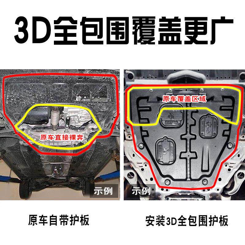 东风风神皓极发动机下护板风神浩瀚底盘防护板下挡板保护板护底板