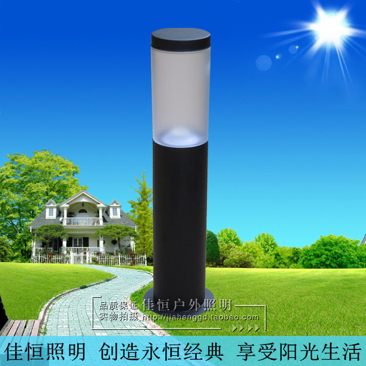 草坪灯户外立柱庭院路灯花园别墅小区工程灯不锈钢防水220V家用灯