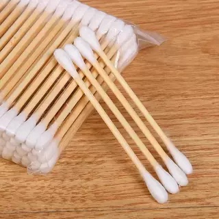 一次性细头棉签化妆用木棒挖耳朵双头棉签棒掏耳棉棒多功能小商品