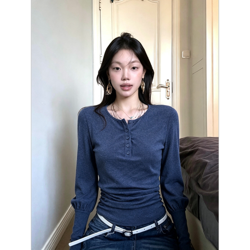 chic内搭打底女早秋长袖t恤上衣