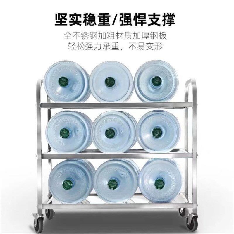 加厚不锈钢餐车移动小推车酒店商业酒水车推车摆地摊车地摊小推车