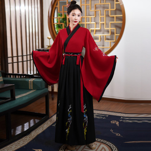 成人古装汉服国学服男童女童国学服装中国风成人礼朗诵唐装演出服