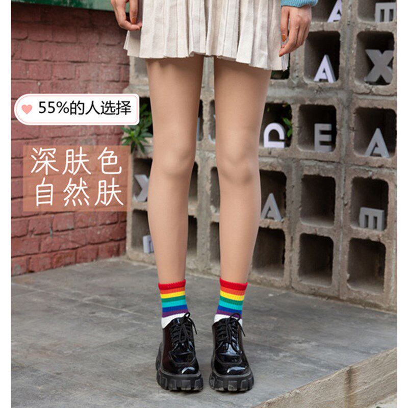 李小姐光腿肉色神器女春秋裸感加绒加厚款超自然薄款丝袜打底裤袜