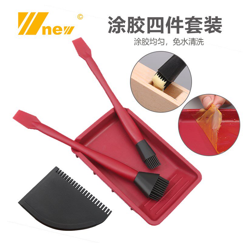 硅胶刷 毛刷 软胶刷 木工胶刷 乳胶刷 实木刷 白胶刷 吴新工具