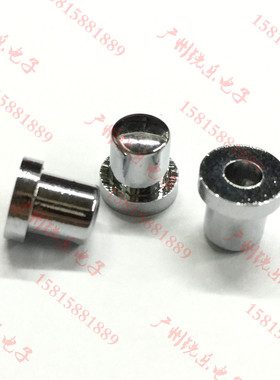 电镀按键帽6*8.2mm圆内孔3.2按键帽轻触开关按键帽银色镀烙按键帽