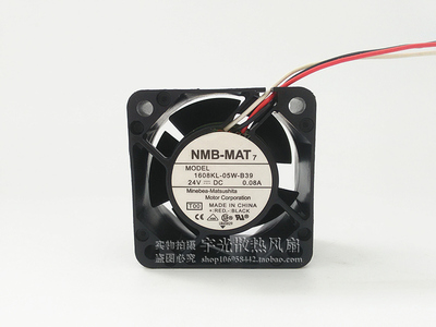 全新NMB 1608KL-05W-B39 24V 0.07A三线发那科专用伺服驱动器风扇