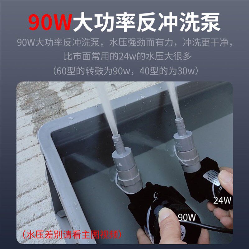 智能转鼓微滤机锦鲤鱼池周转箱过滤水循环系统自动反冲洗超滤机