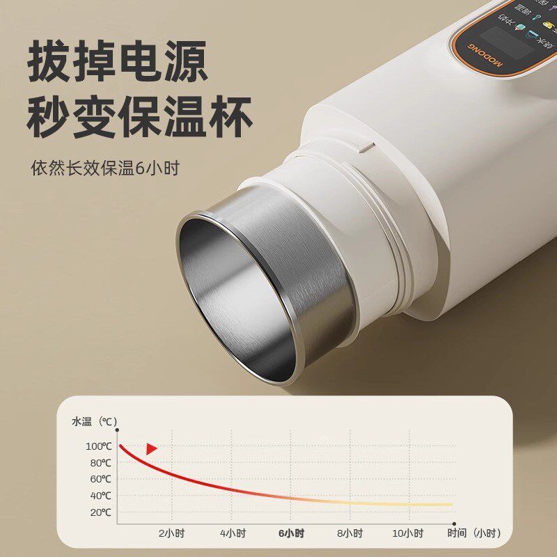 便携式热水壶保温水杯婴儿外出专用冲奶神器加热插电316保温调奶