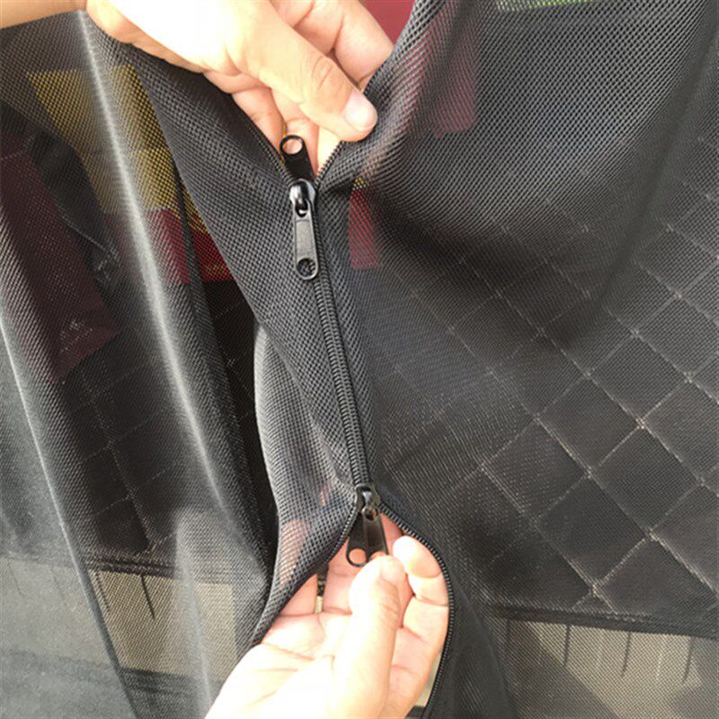 定制汽车纱窗尾门移 窗纱遮阳依维柯新全顺V80房车防蚊网磁吸侧门