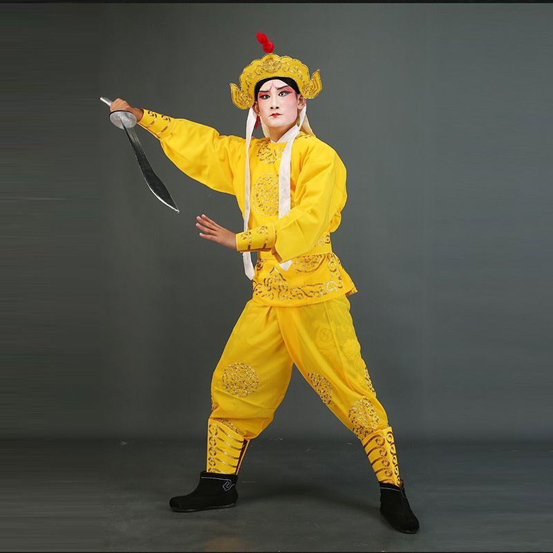京剧戏剧戏曲武生龙套男兵衣古装小兵衣侍卫兵服武将舞台演出服装