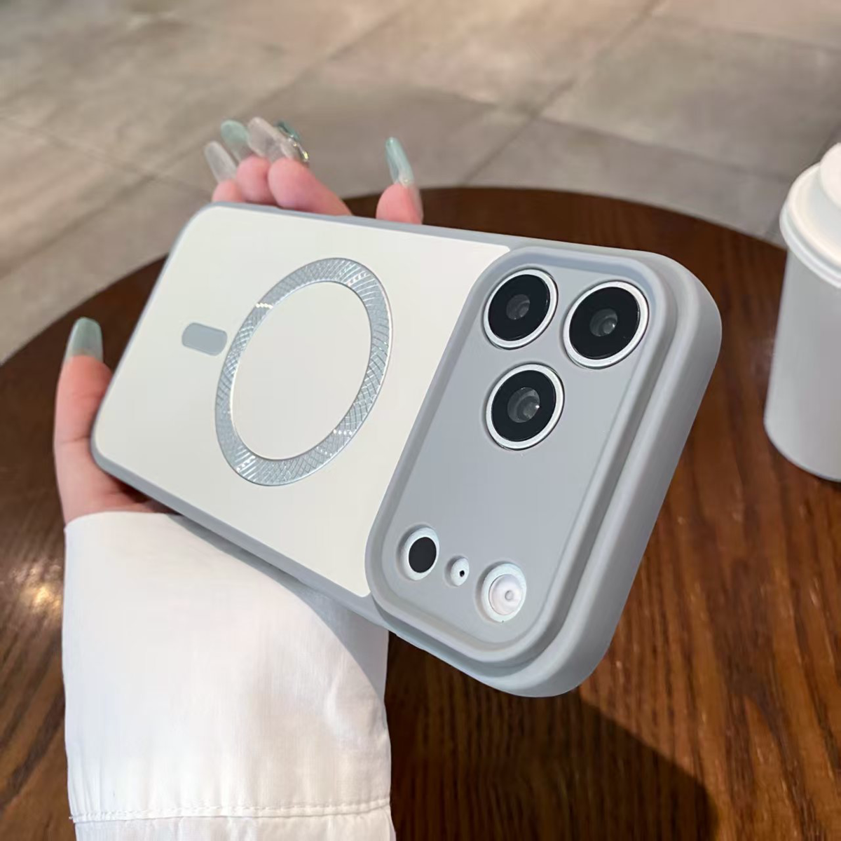 适用iPhone17手机壳17pro苹果17Air磁吸充电16promax新款15镜头全包13深蓝色透明磨砂12PM保护套男