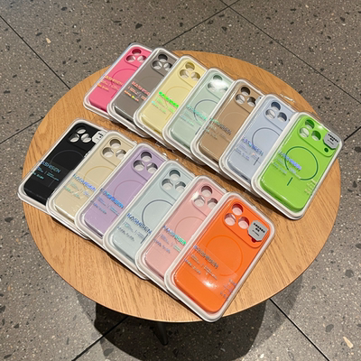 动感精孔磁吸适用苹果17promax带拍照按键手机壳iPhone17高级17男女16pro全包防摔保护套