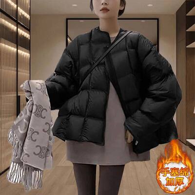 实价黄色黑色圆领宽松棉