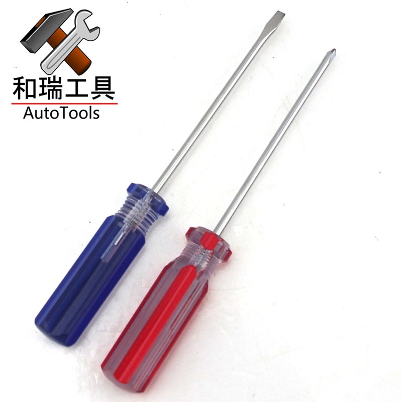 3*75mm水晶柄螺丝刀/小型螺丝刀小起子 十字一字起 冲钻促销图片