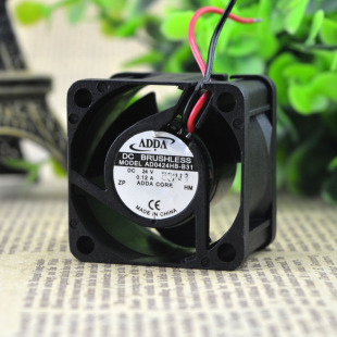 全新 ADDA 4028 4CM DC 24V 变频器散热风扇 AD0424HB-B31 双滚珠