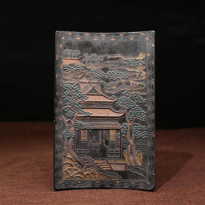 工艺收藏大尺寸收藏实用老墨+文房四宝摆件墨条墨锭墨块古墨旧墨