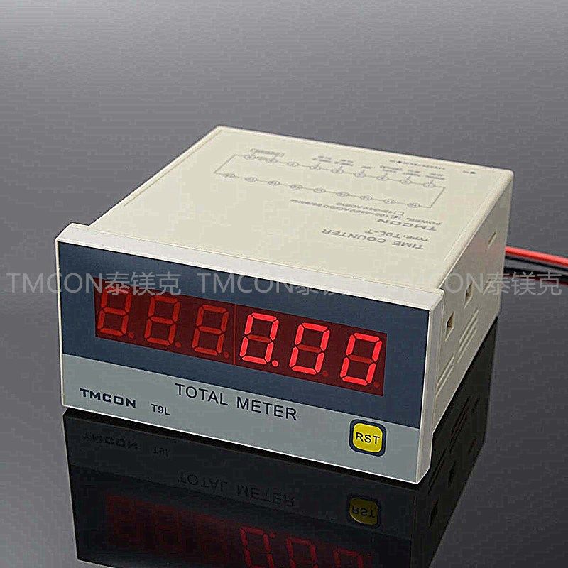 T9L-T工业数显累时器 累加计时器 面板尺寸48*96 显示字体大