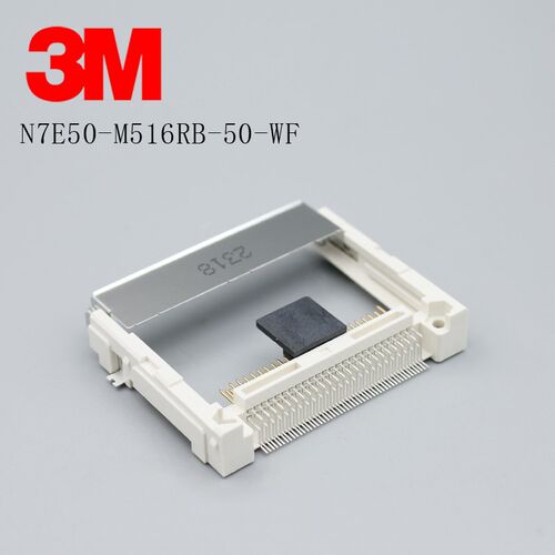 N7E50-M516RB-50-WF原装3M CF卡座连接器贴片式