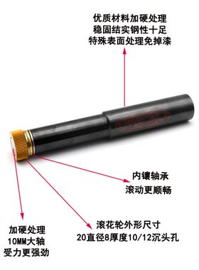 包邮内孔修复压花刀P0.5T0.60.81.01.21.5MM圆柄直纹滚花刀滚齿刀