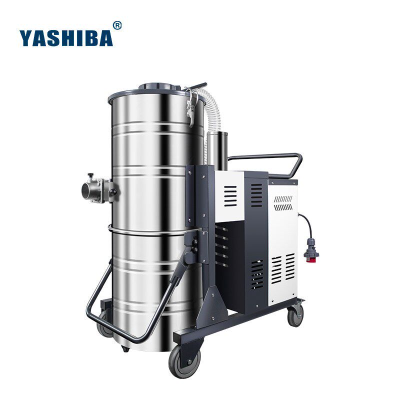工业吸尘器380V车间用脉冲强力铁屑石墨颗粒手推式吸尘器粉尘收集