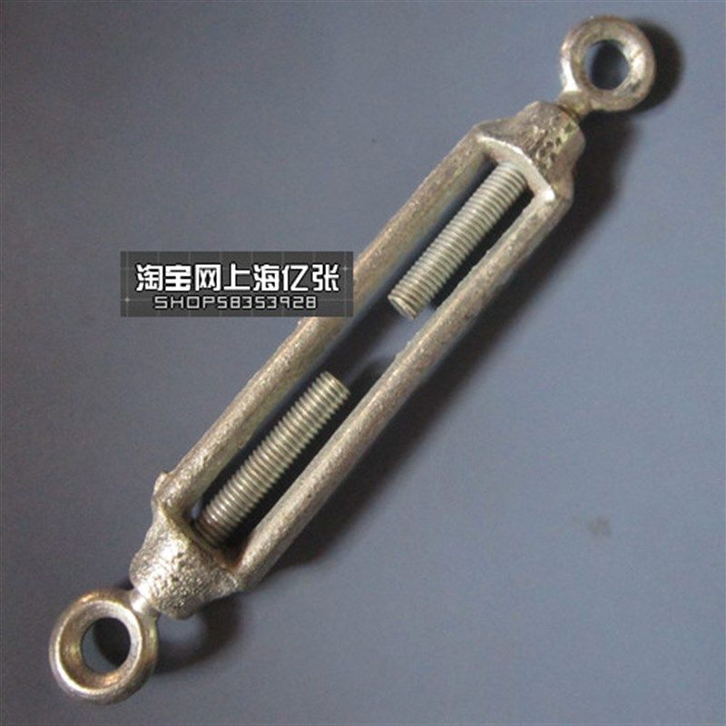开体开式螺旋扣OOOC CC型形状两头圈圈铁镀锌花兰螺丝花兰螺栓M30