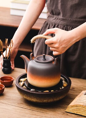 古舍电陶炉煮茶器新款家用高档迷你茶炉小型烧水陶壶静音泡茶套装