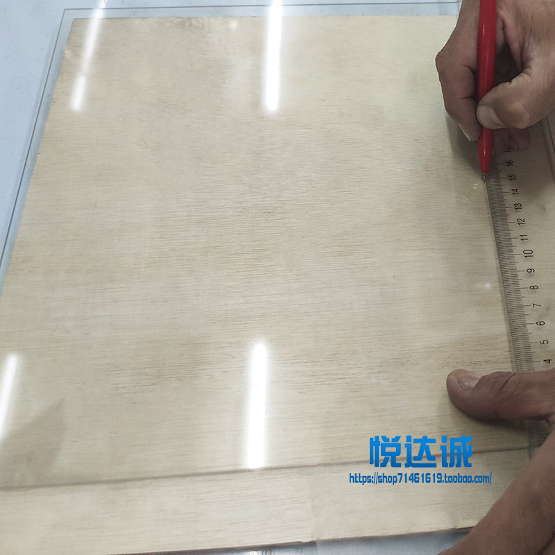 高温玻璃透明耐热1000度带刻度可定制预热区波峰焊锡炉测试板
