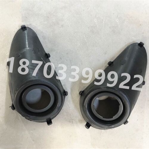 适配汉唐A3前迈M3X6四轮电动汽车配件前保险杠雾灯框罩充电装饰盖