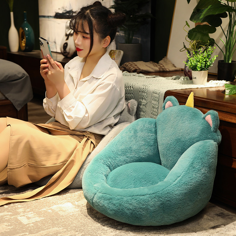 榻榻米坐垫蒲团地上懒人坐墩家用地板客厅轻奢日式飘窗垫子软蒲垫