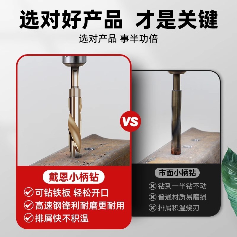 麻花钻头高强度硬质合金手电钻木工不锈钢专用钻钢小柄六角柄打孔图片