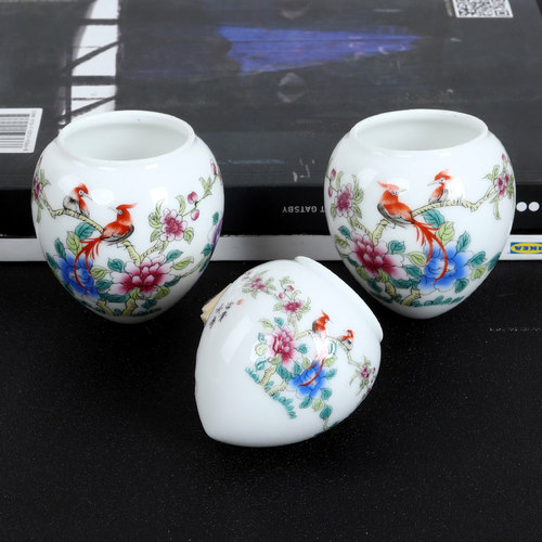 画眉鸡心鸟食罐画眉鱼篓鸟食罐鸟食碗画眉鸟食碗画眉鸟食杯笼配件