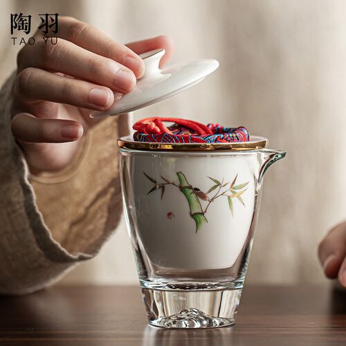 快客杯户外随身陶瓷一壶三杯玻璃便携式旅行功夫茶具套装露营简约