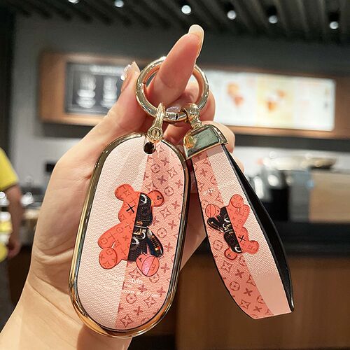 适用奔驰c260l钥匙套c200l扣2023新款glc300ls级女保护壳汽车女包