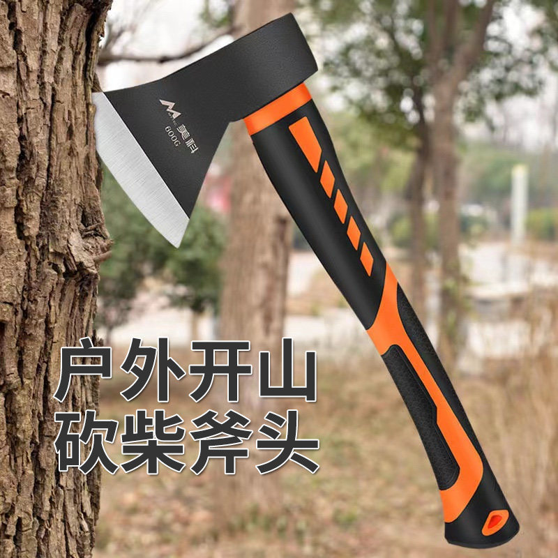 斧头劈柴砍柴板斧子爷开山小砍骨木工户外砍树材消防大专用虎头刀