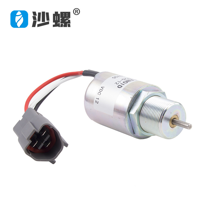 柴油发动机SA-3725-12V/24V停机熄火断油电磁阀30A87-20402燃油阀