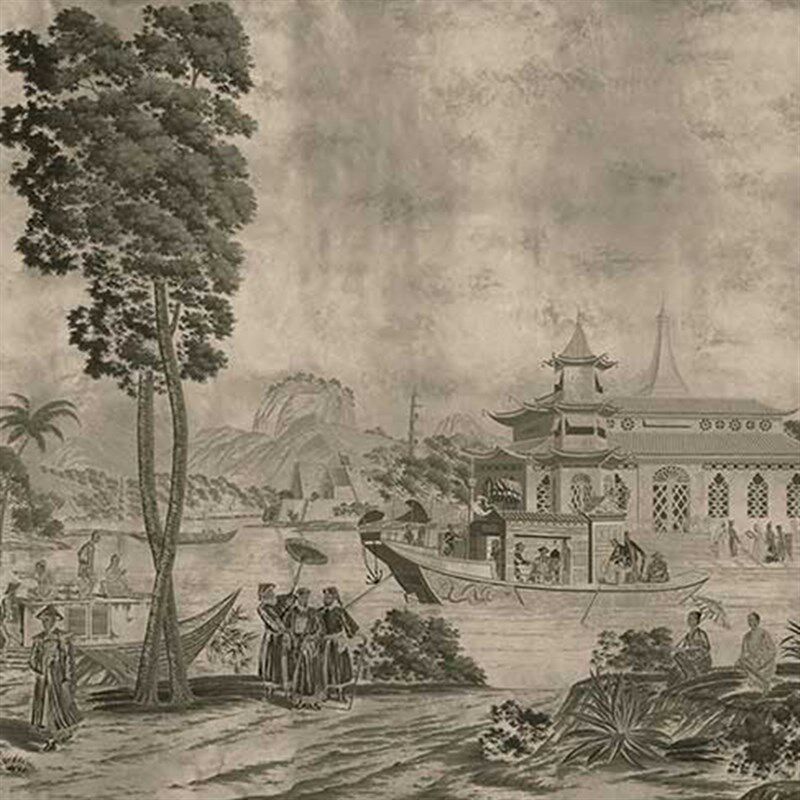 风景 FS 美式新古典 人物 卧室床头背景墙高端墙画Z背景墙壁纸